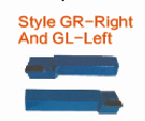 Style GR-Right and GL-Left